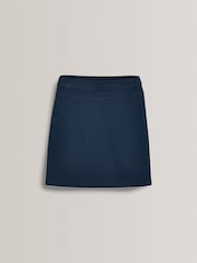 Navy Blue Pull-On Jersey Stretch School Pencil Skirt (3-18yrs) - Image 6 of 7