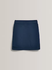 Navy Blue Pull-On Jersey Stretch School Pencil Skirt (3-18yrs) - Image 7 of 7