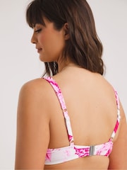 Figleaves Fiji Bügel-Bikinioberteil mit Blumenprint, Rosa - Bild 2 von 4