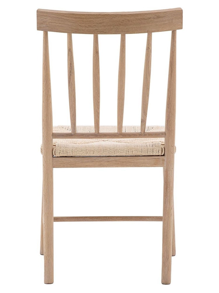 Gallery Home Natural Leroy Dining Chair Set of 2 - Image 2 of 7