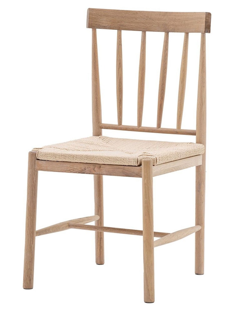Gallery Home Natural Leroy Dining Chair Set of 2 - Image 6 of 6 Gallery Home Natural Leroy Dining Chair Set of 2 - Image 6 of 6