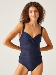 Regatta Navy Blue Womens Sakari Tummy Control Costume Swimsuit - Image 2 of 8