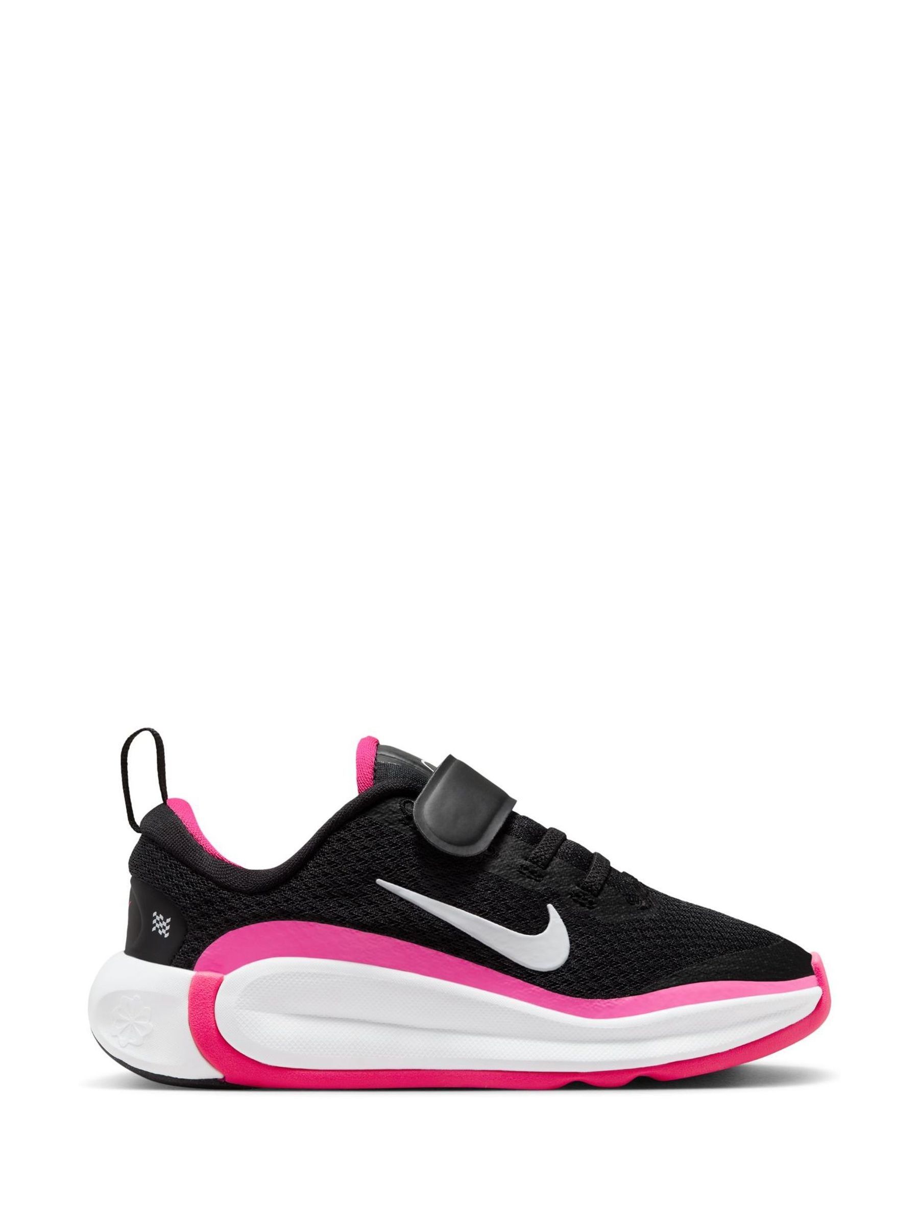 Nike black and white running trainers store