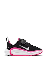 Nike Black/Pink Junior Infinity Flow Running Trainers - Image 1 of 10