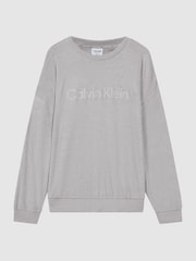 Calvin Klein Calvin Klein Underwear Sweatshirt mit Rundhalsausschnitt aus Frottee - Bild 2 von 6