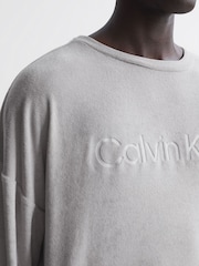 Calvin Klein Calvin Klein Underwear Sweatshirt mit Rundhalsausschnitt aus Frottee - Bild 4 von 6
