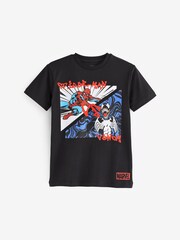 Venom Black Spider-Man Short Sleeve T-Shirt (3-16yrs) - Image 1 of 3
