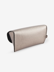Metallic Silver Textured Sunglasses Case - Image 2 of 4