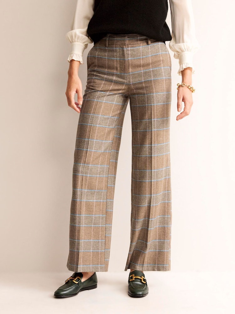 Boden Brown Westbourne Wool Trousers - Image 2 of 6