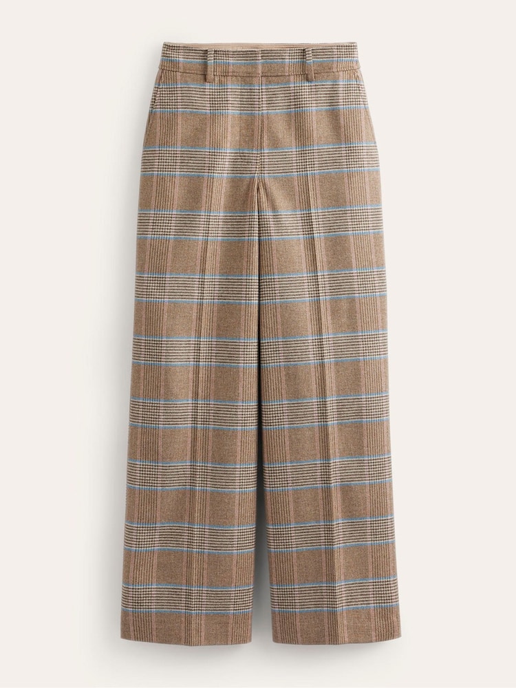 Boden Brown Westbourne Wool Trousers - Image 6 of 6