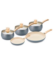 Tower Set of 5 Grey Aluminium Scandi Pans - Image 1 of 3