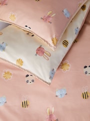 Natural Panda Jungle Printed Polycotton Duvet Cover and Pillowcase Bedding Set - Image 9 of 9