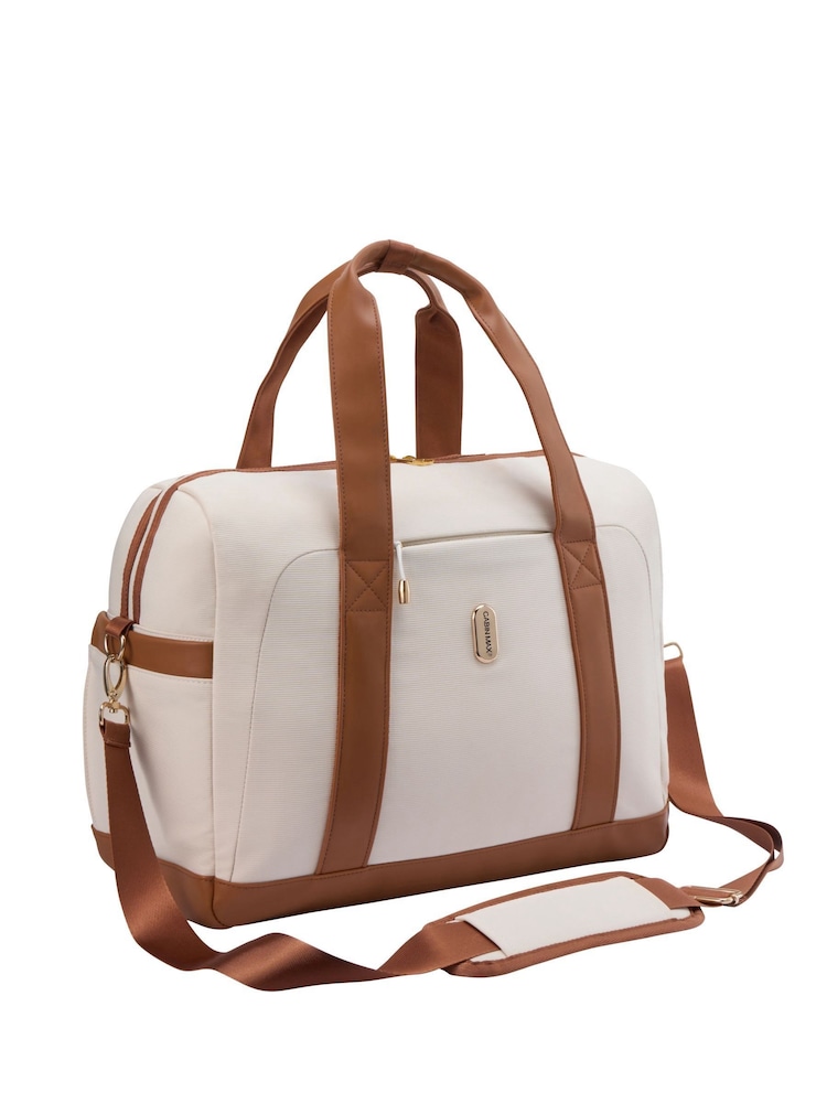 Cabin Max Cream Santa Cruz Holdall Underseat Bag - Image 2 of 6 Cabin Max Cream Santa Cruz Holdall Underseat Bag - Image 2 of 6
