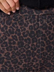 Long Tall Sally Brown Leopard Print Bootcut Leggings - Image 4 of 6