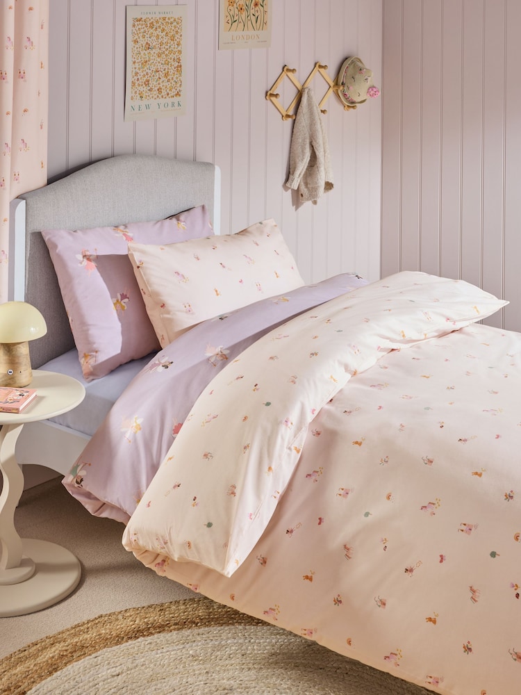 2 Pack Fairy Castle Duvet Cover and Pillowcase Set - Image 2 of 8