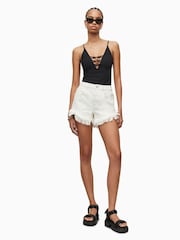 AllSaints Black Sofia Bodysuit - Image 3 of 4