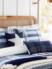 Helena Springfield Blue Long Island Brushed Cotton Check Set - Image 2 of 5