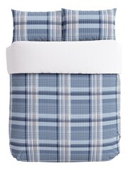 Helena Springfield Blue Long Island Brushed Cotton Check Set - Image 4 of 5