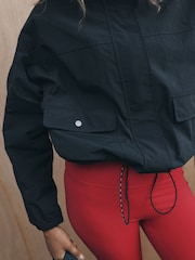 self. Navy Funnel Neck Jacket - Image 6 of 6