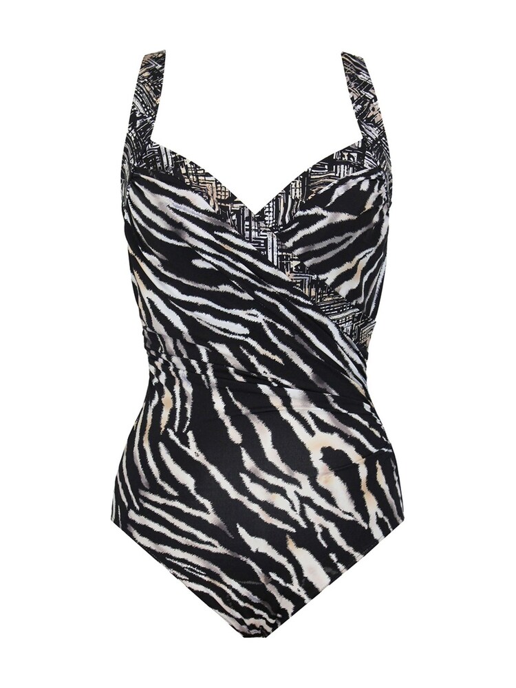 Miraclesuit Sanibel Tummy Control Black Swimsuit - Image 5 of 5 Miraclesuit Sanibel Tummy Control Black Swimsuit - Image 5 of 5