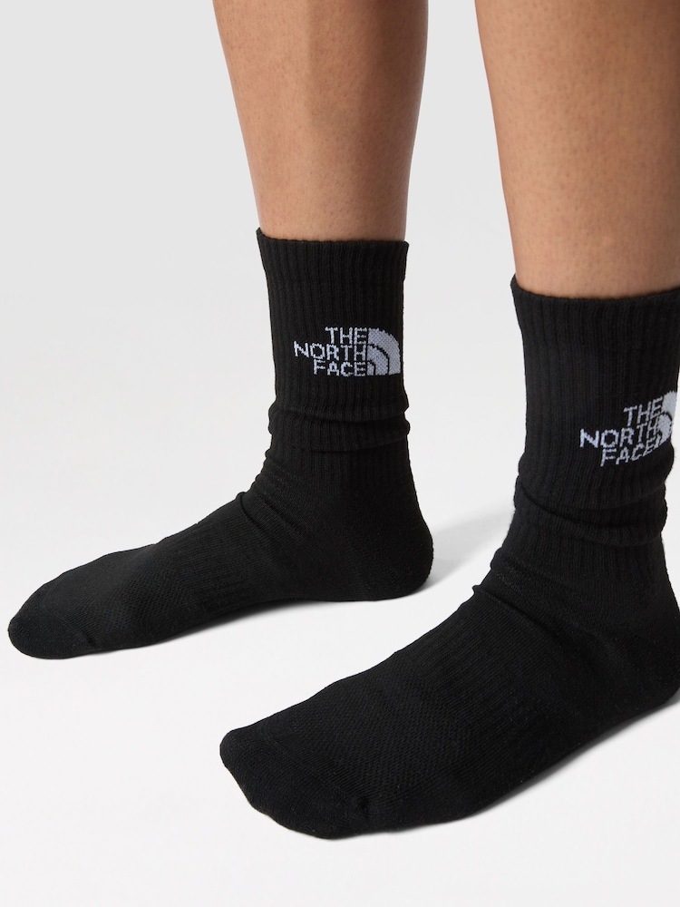 The North Face Black Multi Socks 3 Pack - Image 2 of 5