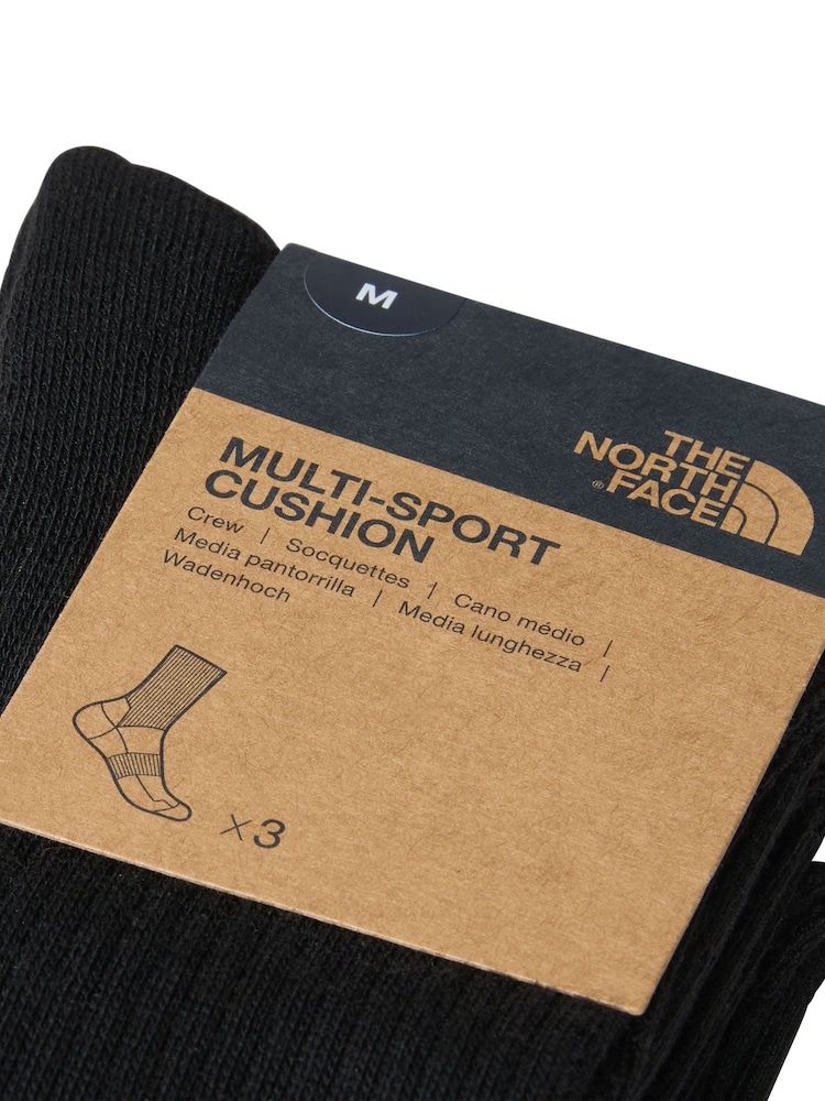 The North Face Black Multi Socks 3 Pack - Image 5 of 5