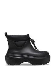 Crocs Black Stomp Puff Boots - Image 1 of 4
