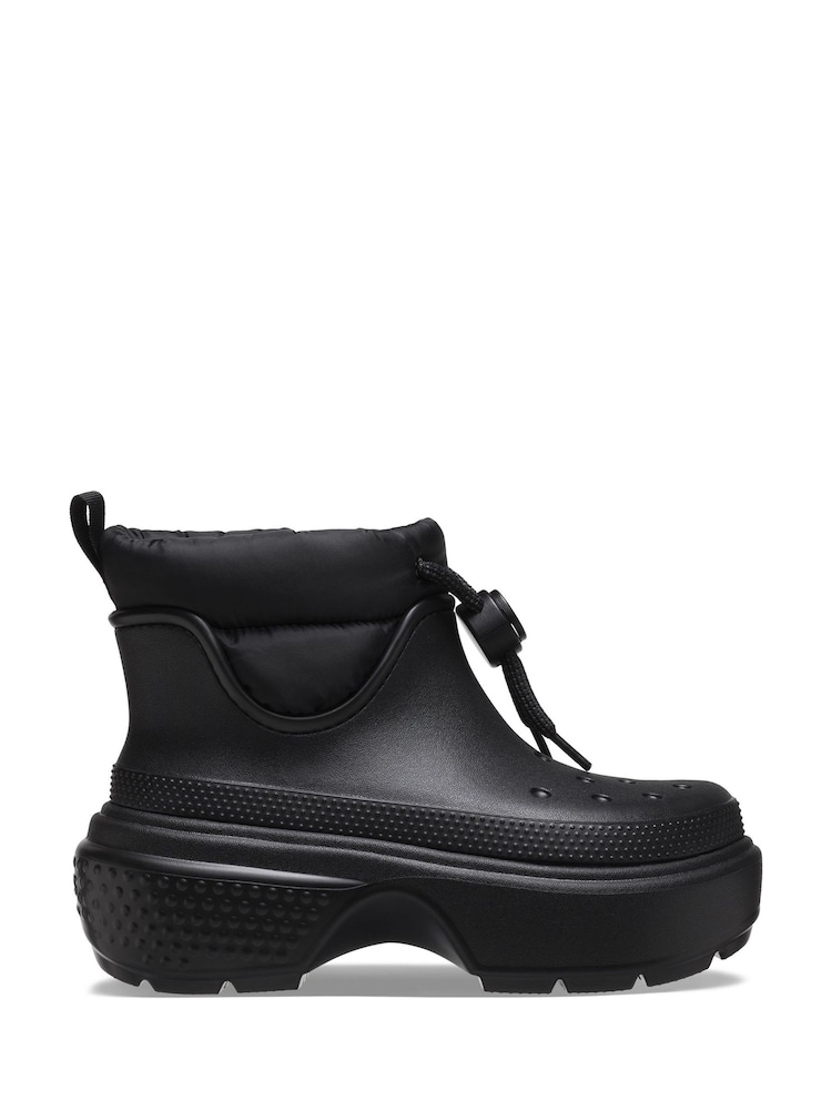 Crocs Black Stomp Puff Boots - Image 1 of 4