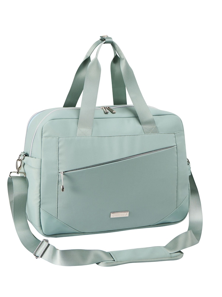 Cabin Max Blue Manhattan Holdall – Underseat Cabin Travel Bag 40x30x20 - Image 6 of 6 Cabin Max Blue Manhattan Holdall – Underseat Cabin Travel Bag 40x30x20 - Image 6 of 6