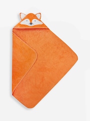 JoJo Maman Bébé Fox Character Hooded Towel - Image 1 of 2