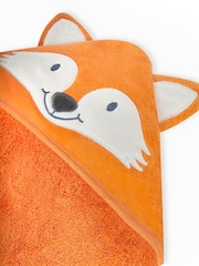 JoJo Maman Bébé Fox Character Hooded Towel - Image 2 of 2
