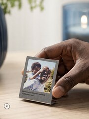 Personalised Miniature Stainless Steel Photo Print by Oakdene - Εικόνα 1 του 3