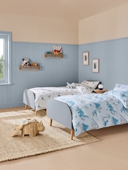 2 Pack Blue Dinos Duvet Cover and Pillowcases Set - Image 1 of 8