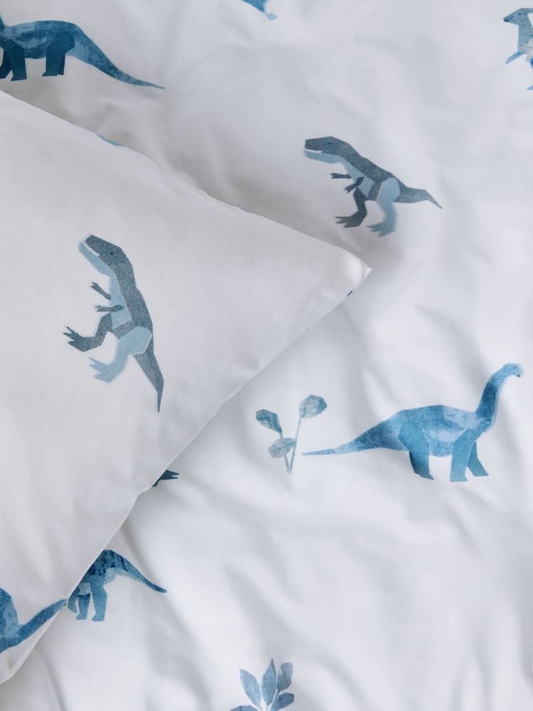 2 Pack Blue Dinos Duvet Cover and Pillowcases Set - Image 8 of 8