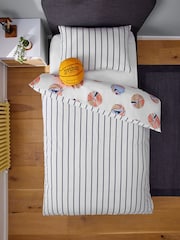 Neutral Basketball Duvet Cover and Pillowcase Set - Image 5 of 8