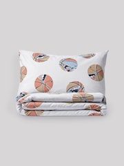 Neutral Basketball Duvet Cover and Pillowcase Set - Image 7 of 8