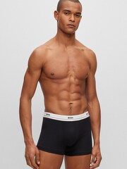 BOSS Black Essential Trunks 5 Pack - Image 6 of 7