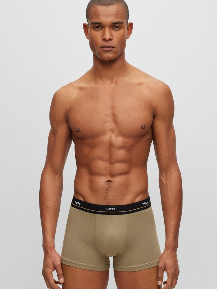 BOSS Black Essential Trunks 5 Pack - Image 7 of 7 BOSS Black Essential Trunks 5 Pack - Image 7 of 7