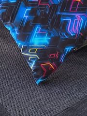 Glow In The Dark Gamer Duvet Cover and Pillowcase Set - Image 6 of 9