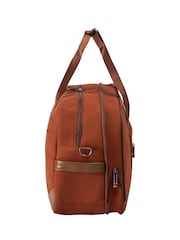 Cabin Max Brown Manhattan Holdall – Underseat Cabin Travel Bag 40x30x20 - Image 5 of 6