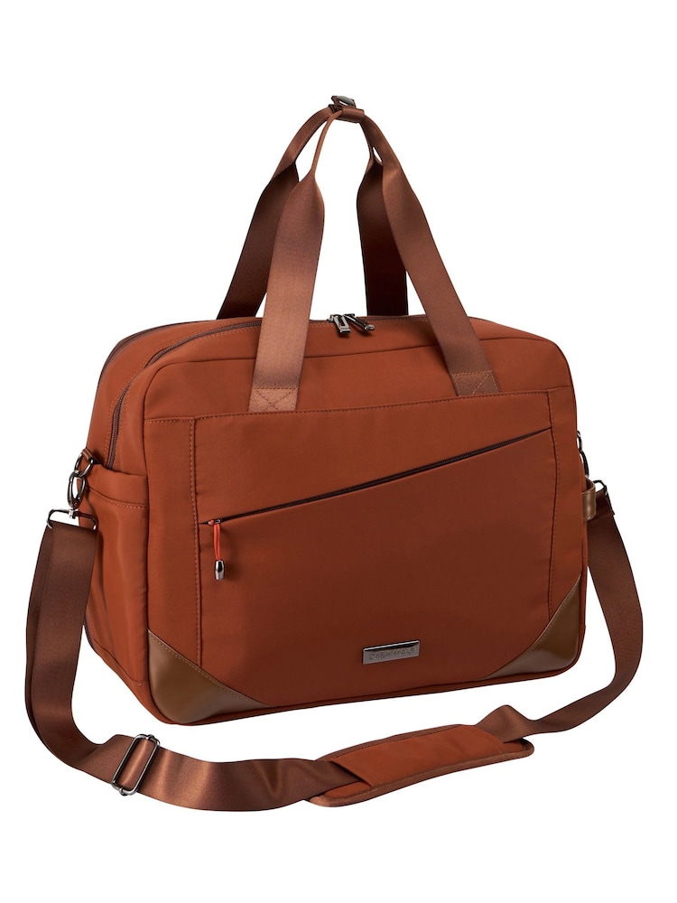Cabin Max Brown Manhattan Holdall – Underseat Cabin Travel Bag 40x30x20 - Image 6 of 6 Cabin Max Brown Manhattan Holdall – Underseat Cabin Travel Bag 40x30x20 - Image 6 of 6