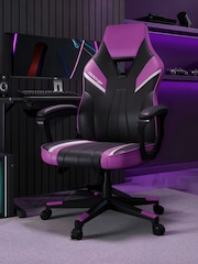 X Rocker Purple Tempest Ergonomic PC Office Gaming Chair - Image 1 of 6
