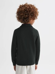 Reiss Forest Trafford Junior Merino Wool Polo Shirt - Image 5 of 6