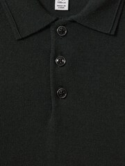 Reiss Forest Trafford Junior Merino Wool Polo Shirt - Image 6 of 6