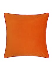 Furn Orange Meridian Velvet 55cm X 55cm Cushion Cover - Image 3 of 6