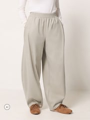PixieGirl Petite Natural Brushed Funnel Neck Hoodie & Joggers Set - Image 4 of 6