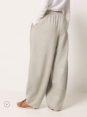 PixieGirl Petite Natural Brushed Funnel Neck Hoodie & Joggers Set - Image 5 of 6