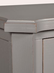 Laura Ashley Pale Charcoal Henshaw 1 Drawer Side Table - Image 4 of 5