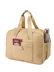 Cabin Max Cream Manhattan Holdall – Underseat Cabin Travel Bag 40x30x20 - Image 3 of 6