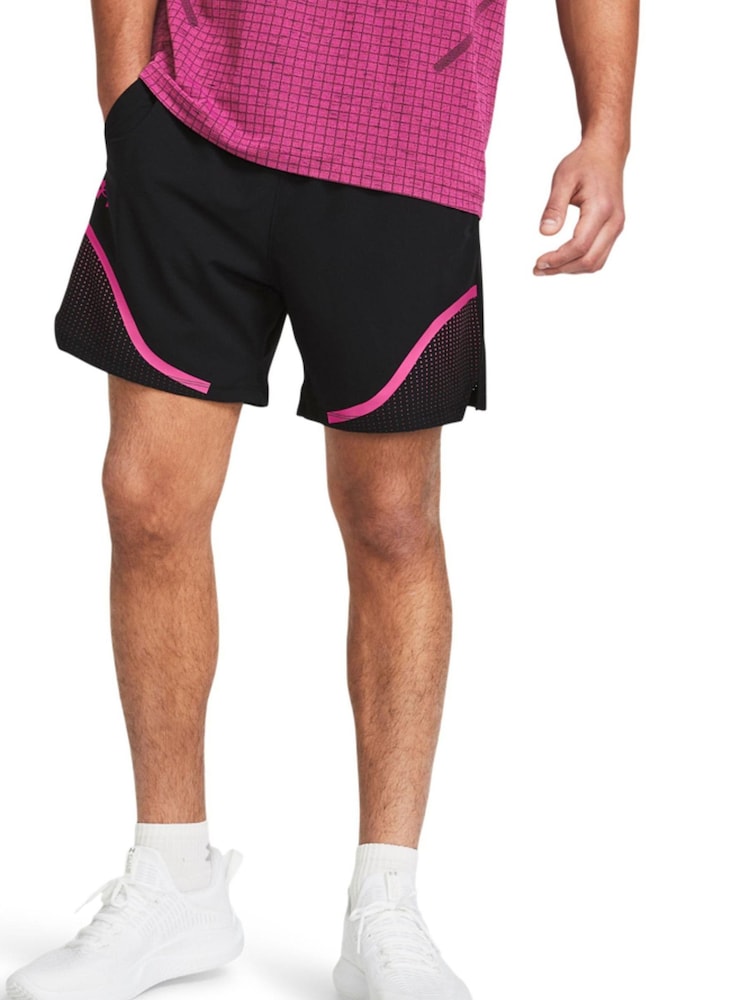 Under Armour Black/Pink Vanish Shorts - Image 1 of 4 Under Armour Black/Pink Vanish Shorts - Image 1 of 4